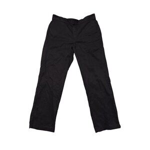 Dickies Men's Black Casual Work Pants RN20697 34W x 30L, 65% Polyester 35% C